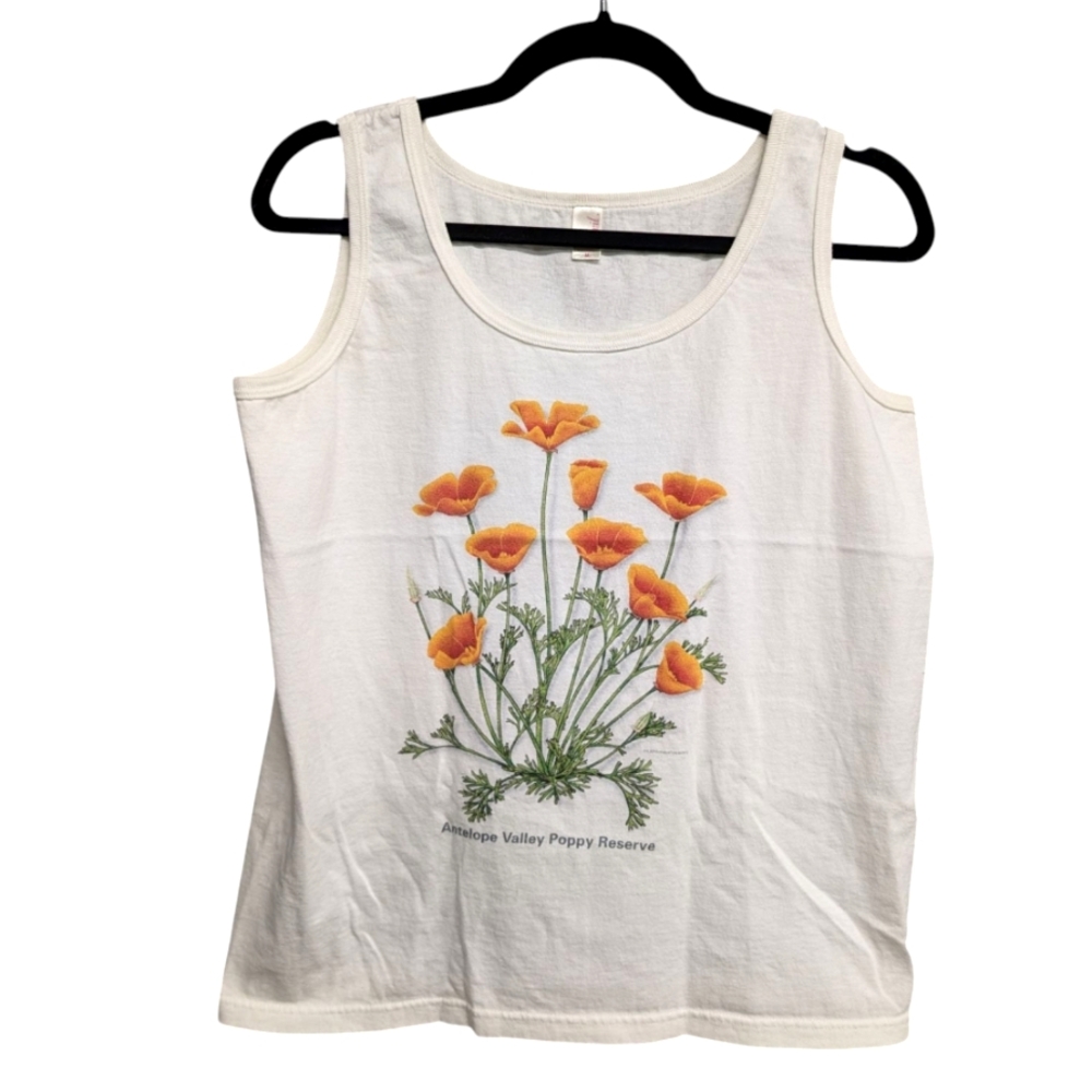 VINTAGE Antelope Valley California Poppy Reserve Tank Top medium